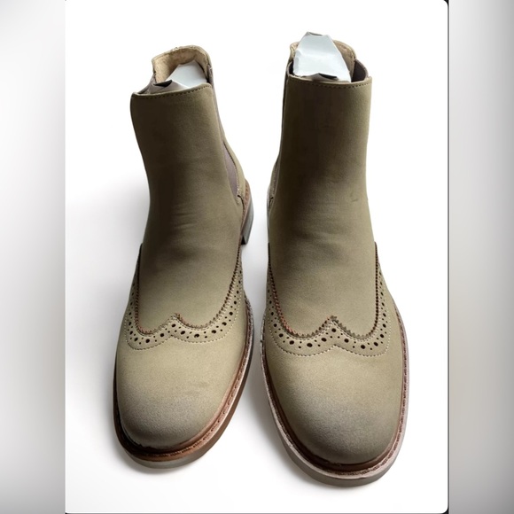 🖤🖤 Kenneth Cole Reaction Knock Chelsea Boot Men’s Size 11 M Taupe New - Picture 2 of 6